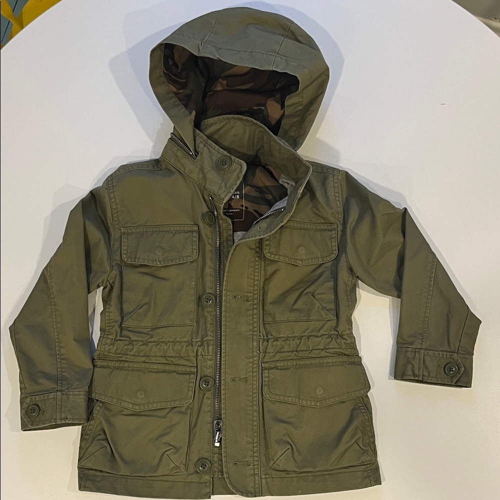 Crewcuts Army Green Field / Army Style Jacket Size 4/5
